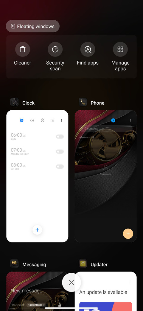 Luxury black gold screenshot