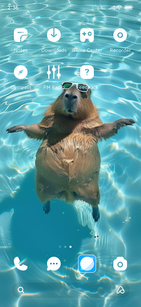 Resort capybara screenshot