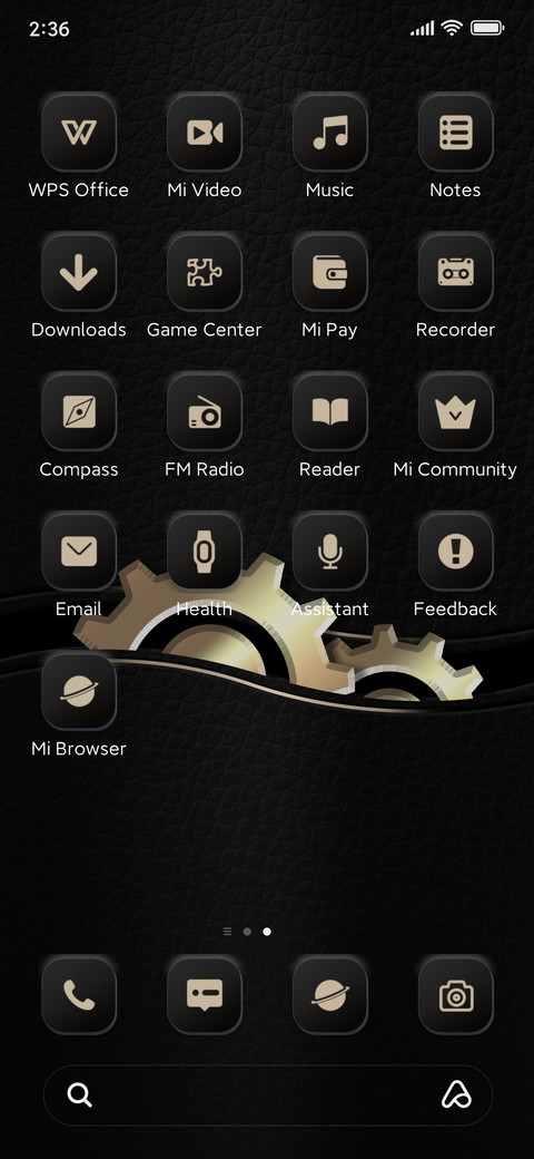 Leather Gold Edge screenshot