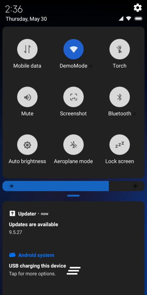 ANDROID Q PRO DARK_DWM19 screenshot