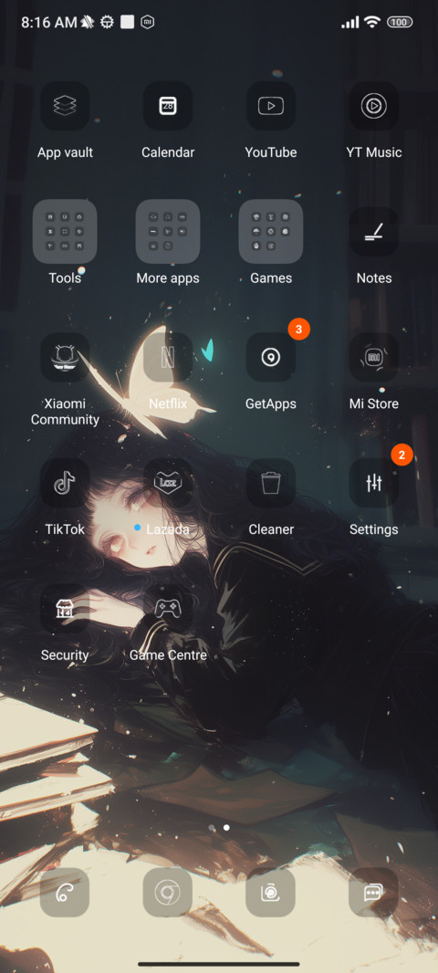 Butterfly dark screenshot