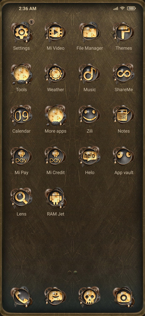 Steampunk 2.0 screenshot