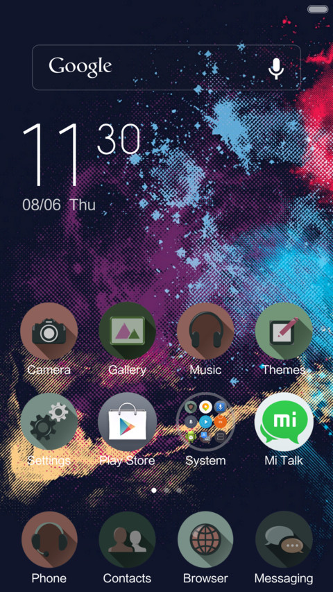 Modern screenshot