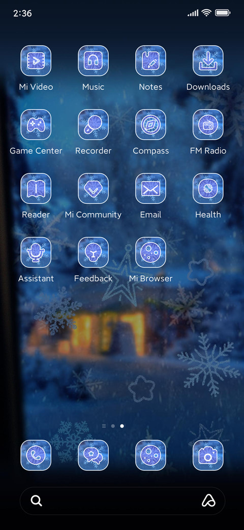 Winter Snowflakes screenshot