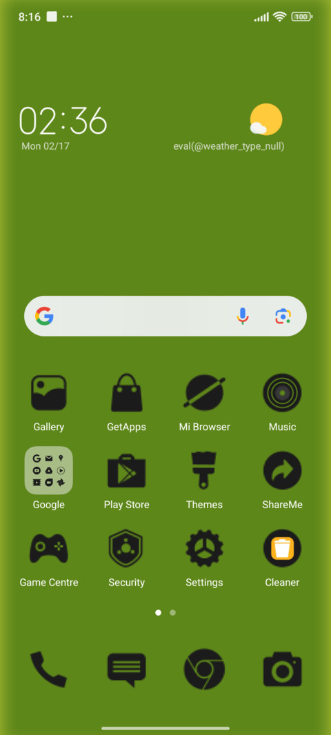 Games Console screenshot