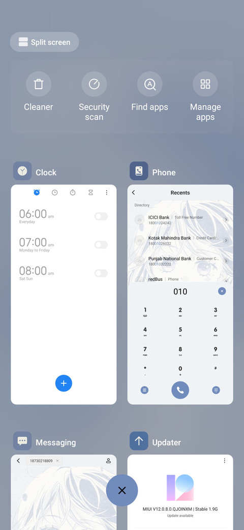 Blue heartbeat screenshot