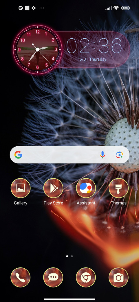 fire dandelion screenshot