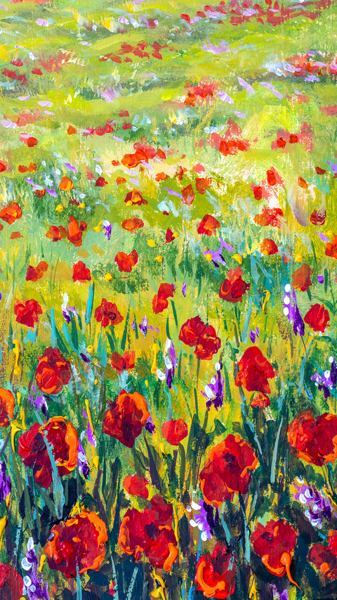 Landscape oil painting screenshot
