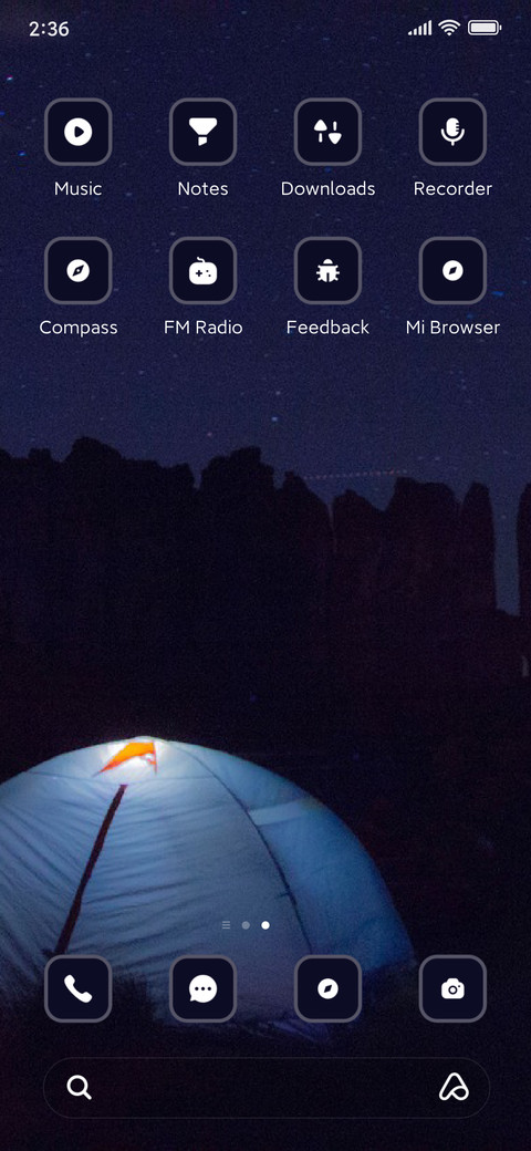 Tent screenshot