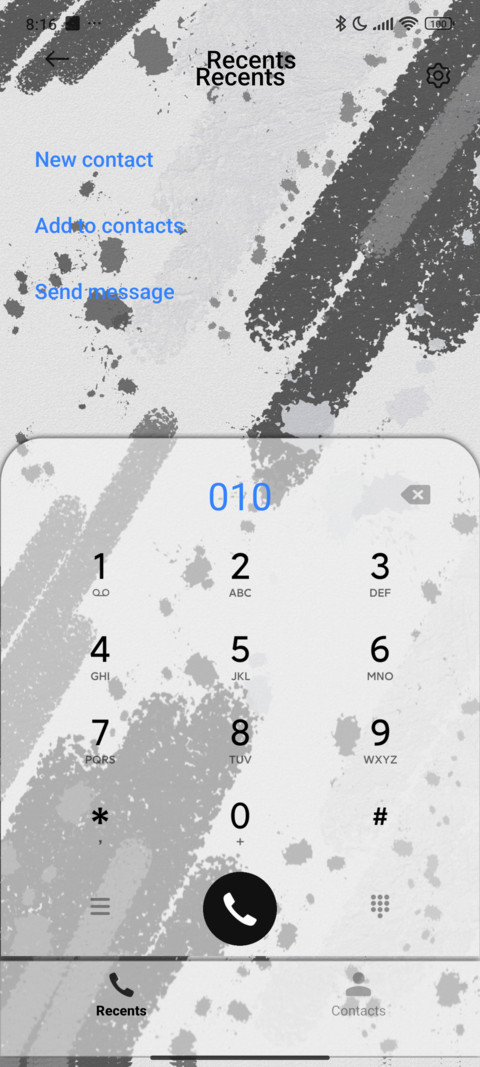 Black and white  screenshot