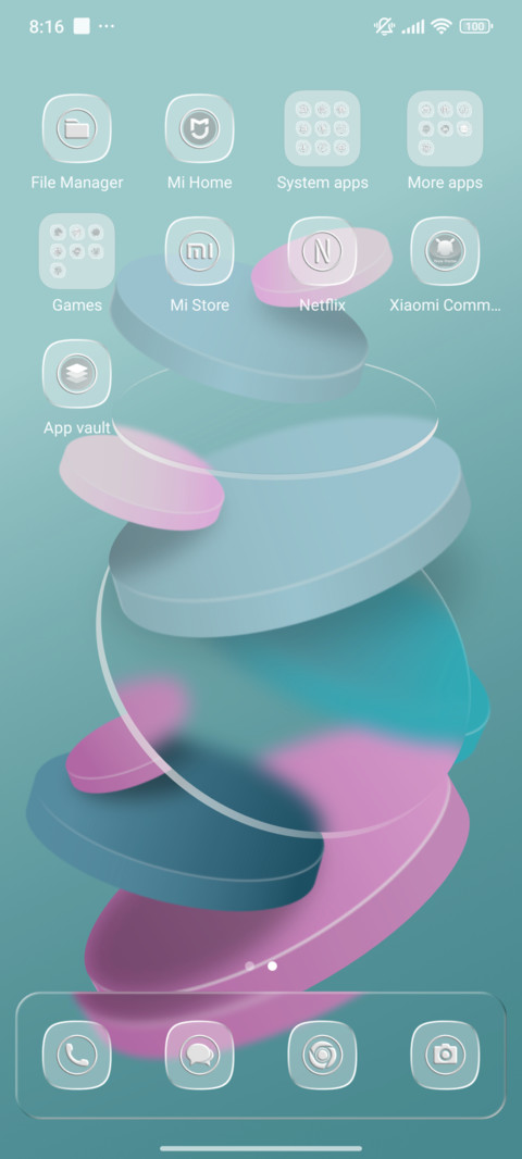 glassmorphism screenshot
