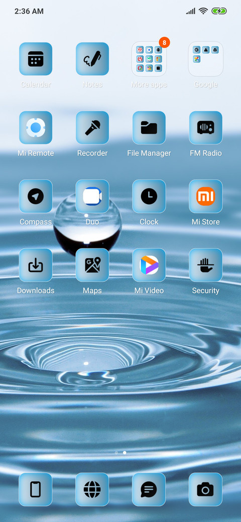 Droplet screenshot