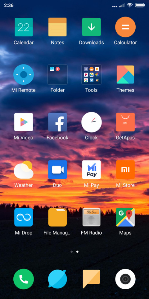 blue screenshot