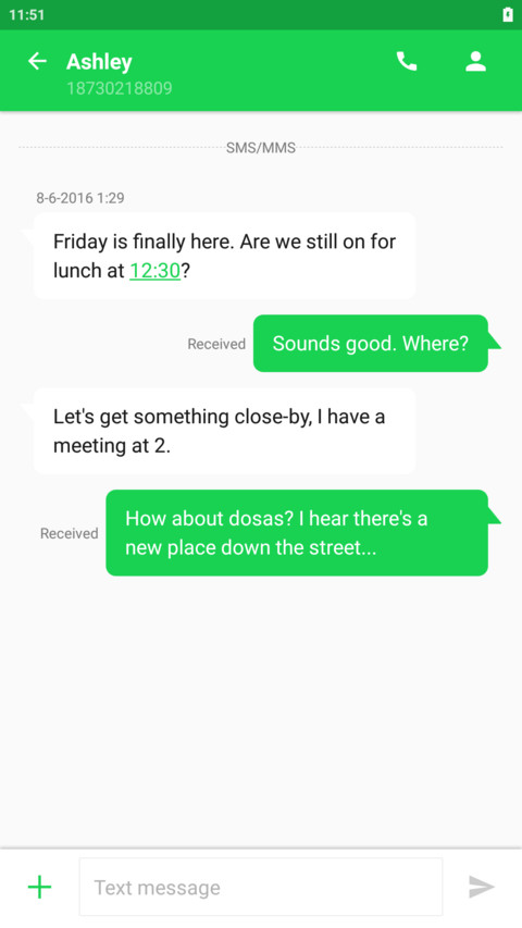 Oreo 8.1 screenshot