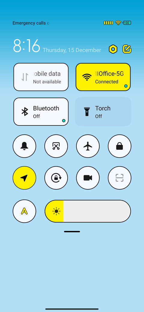 Yellow screenshot