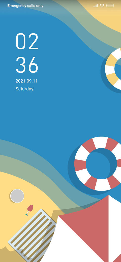 Beach waves screenshot