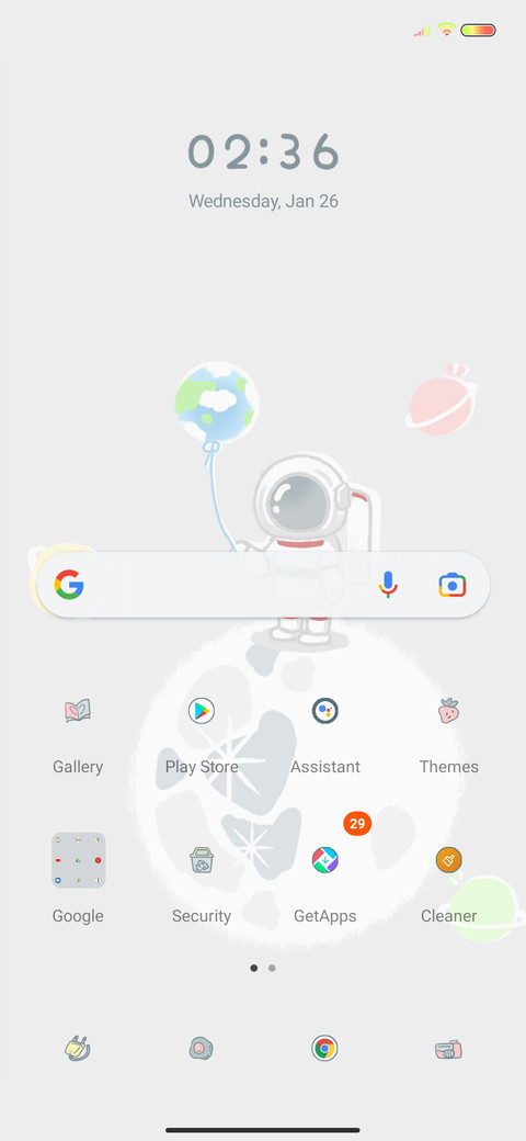 Falling stars screenshot