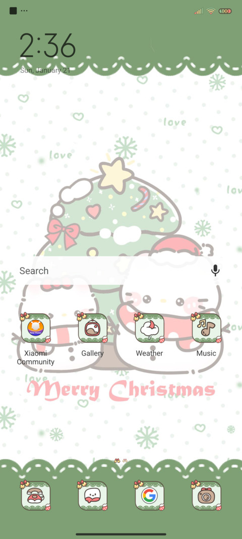 Christmas with cat screenshot