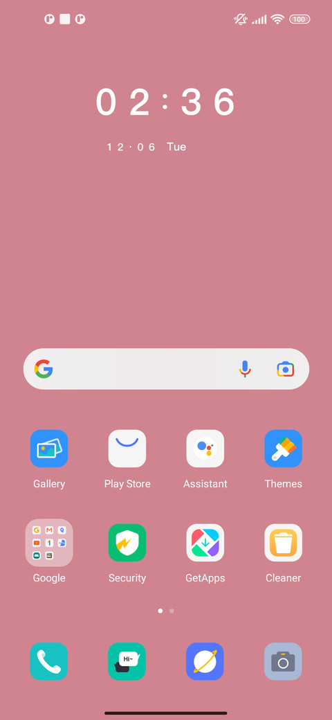 Bright green screenshot