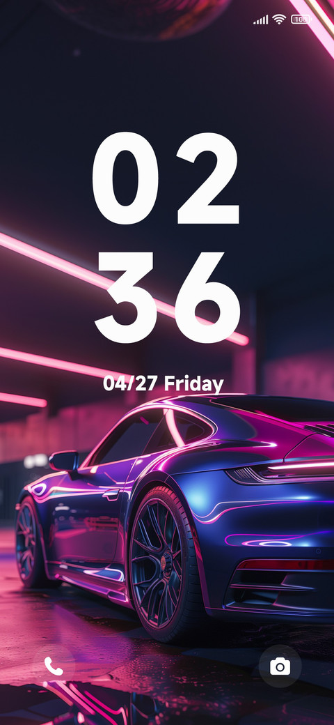 Fancy sports car screenshot