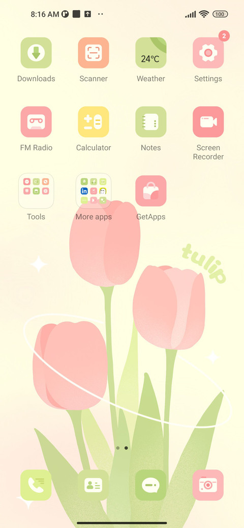 Pink Tulips screenshot