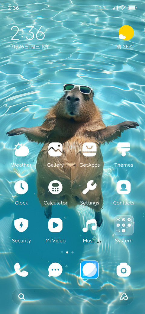 Resort capybara screenshot