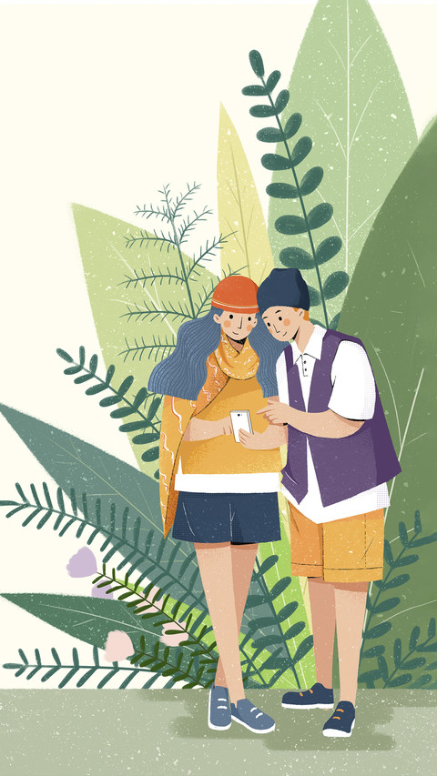 Young Couple with Phone screenshot