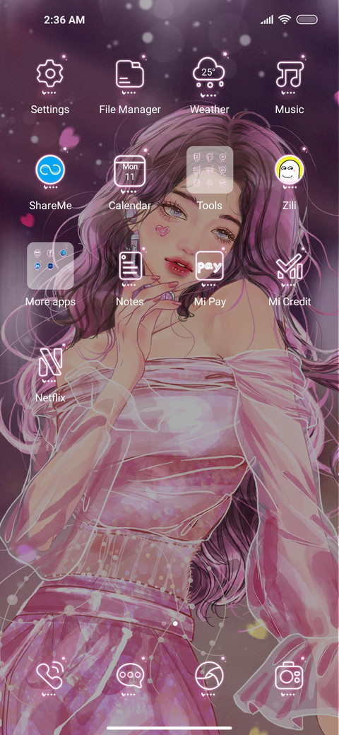 female idol screenshot