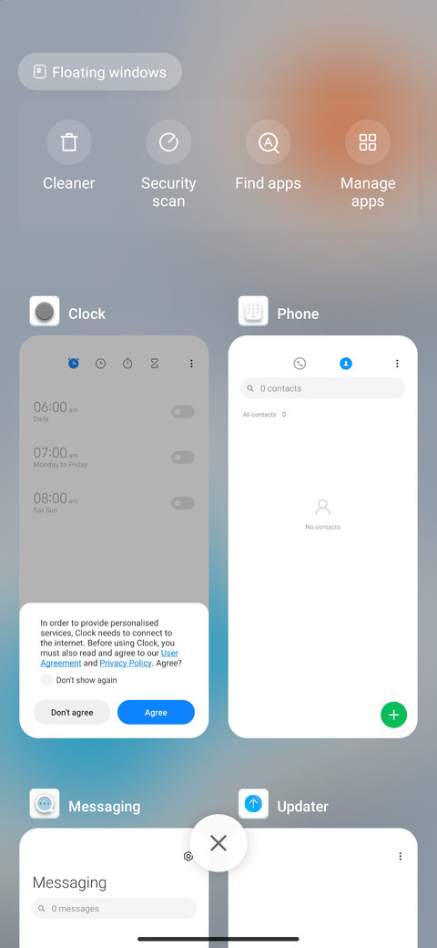 White color ring screenshot