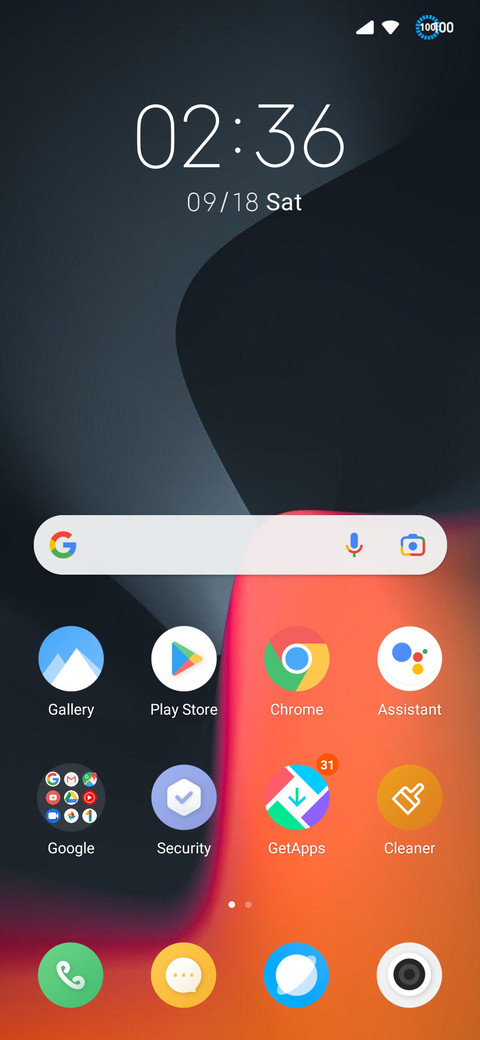 Android 12 screenshot