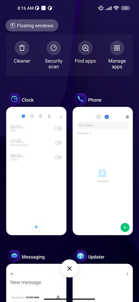 Abstract view screenshot