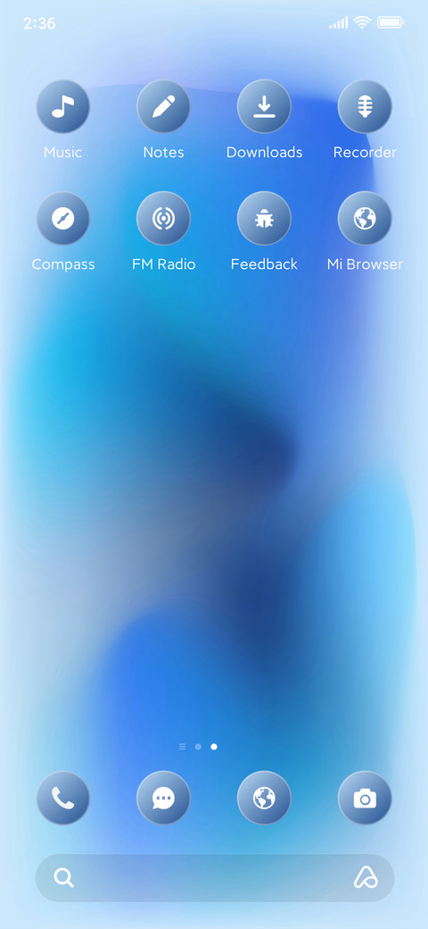 Blue Smudge screenshot