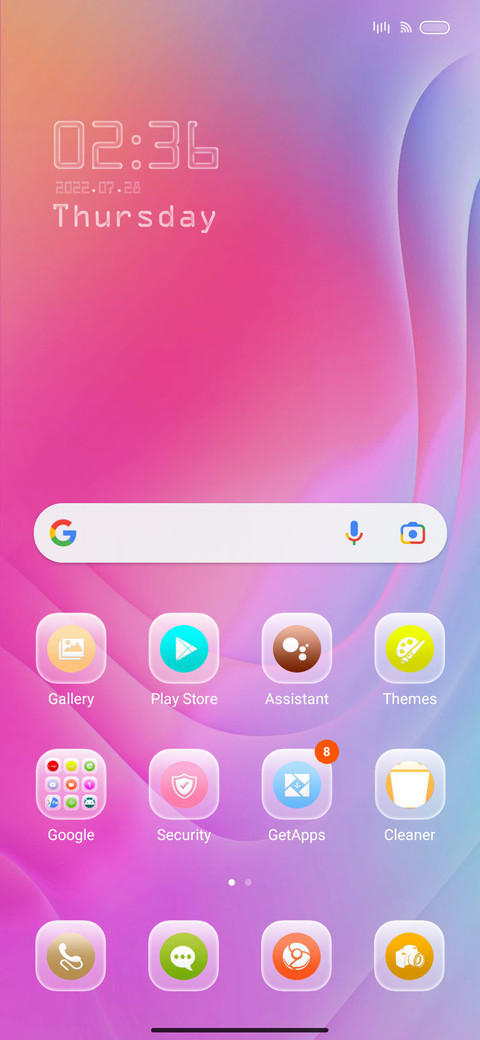 Pink Abstract screenshot