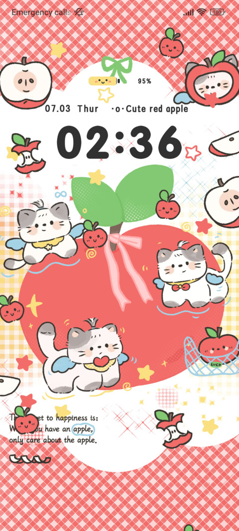 Apple Kitty Angel screenshot
