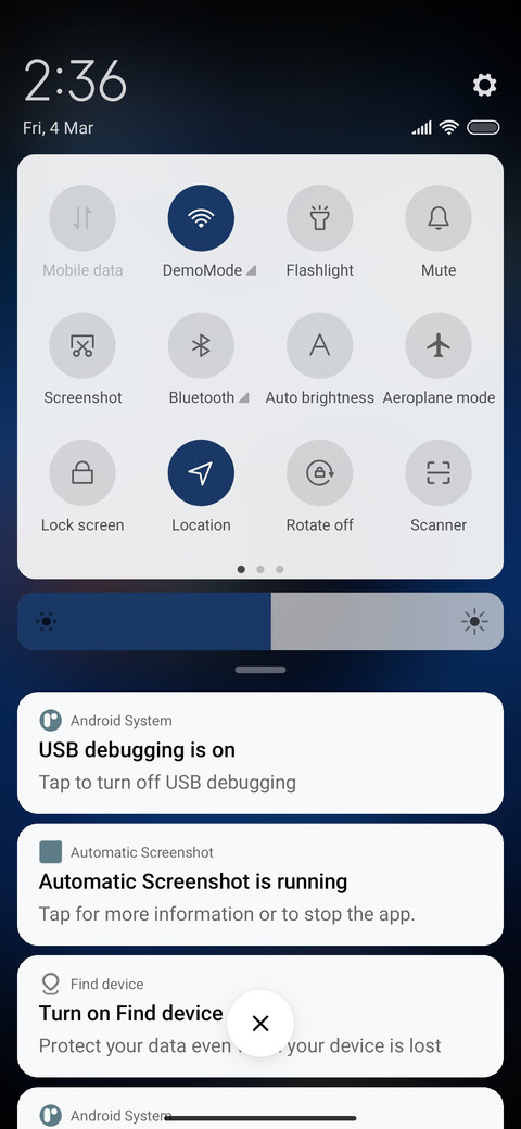 Abstract Dark Blue screenshot