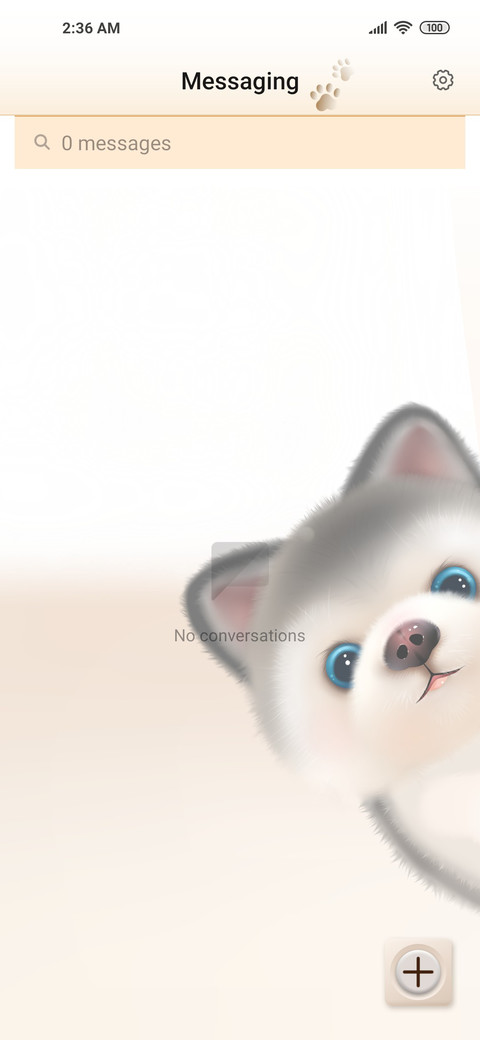 Cute husky screenshot