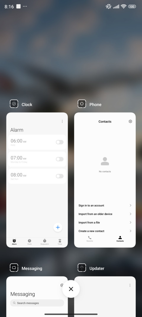 Airplane OS screenshot