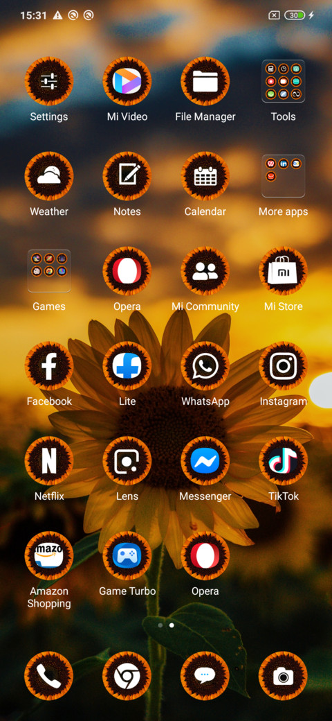 Sunflower ti screenshot