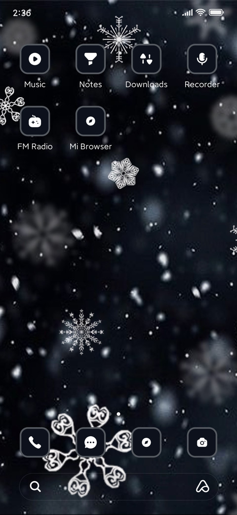 Snowflakes screenshot