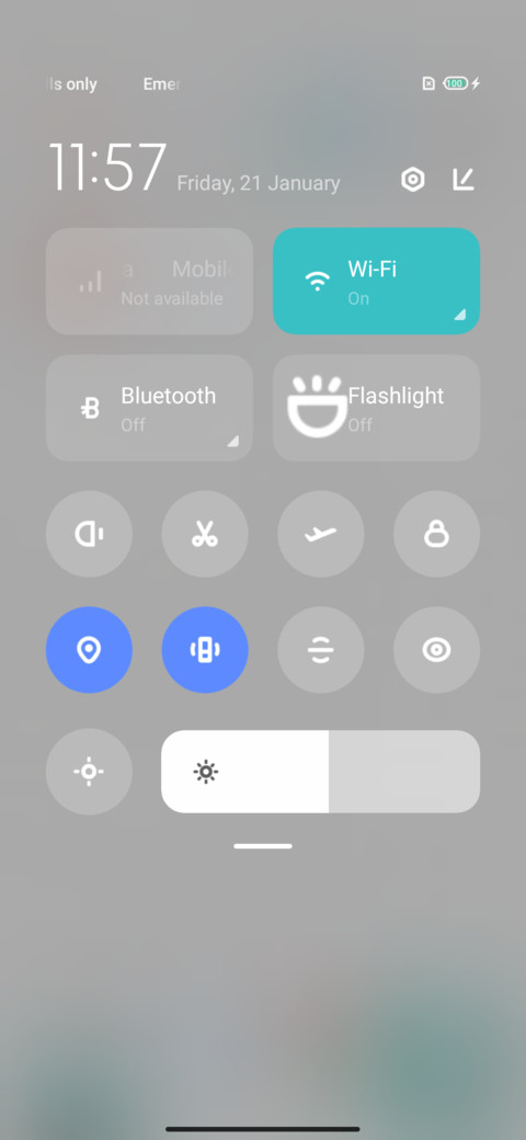 Hide screenshot
