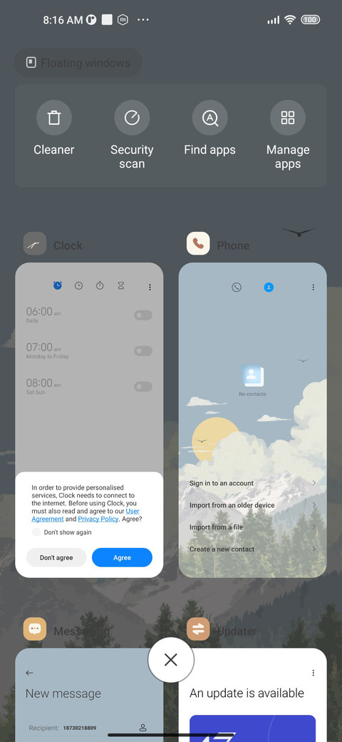 Sunrise screenshot