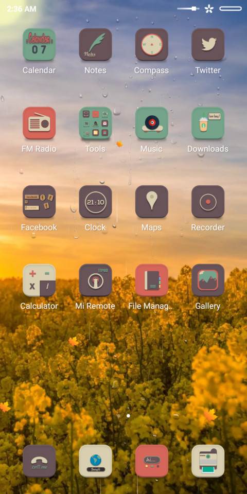 Azzura theme screenshot