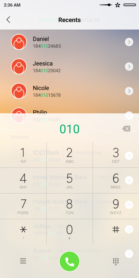 Azzura theme screenshot