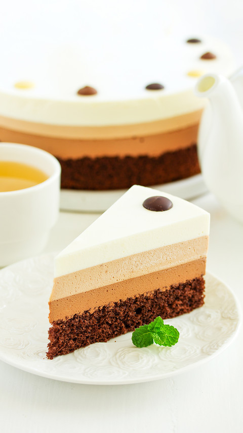 Chocolate cake Three chocolate screenshot