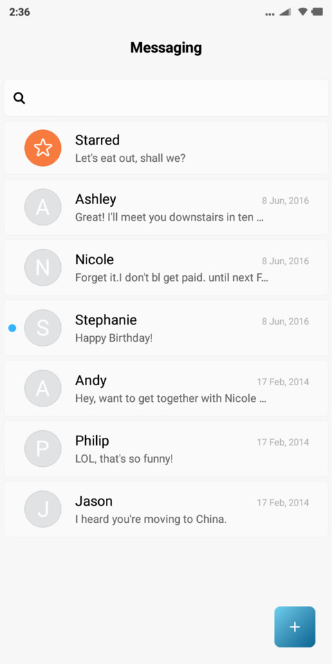 BLUE V10 screenshot