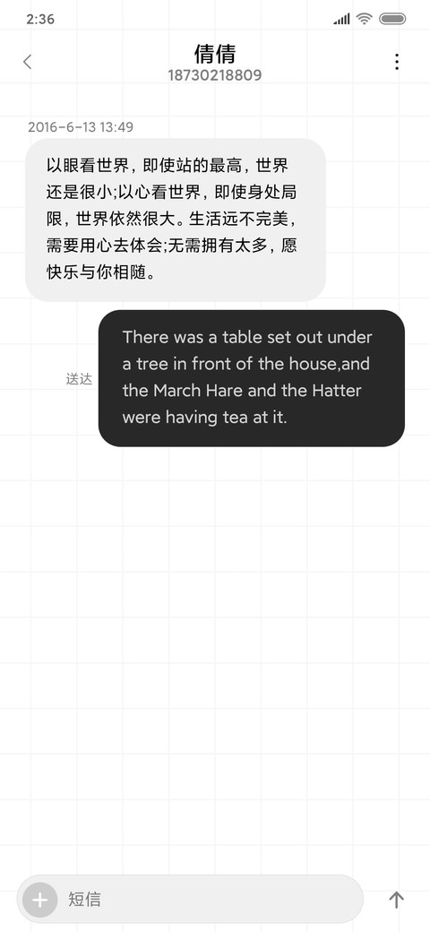 经典白色 格子 screenshot