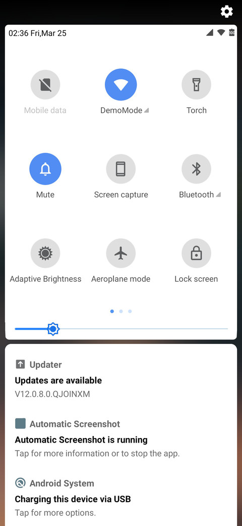 Android Q Stock V11 screenshot