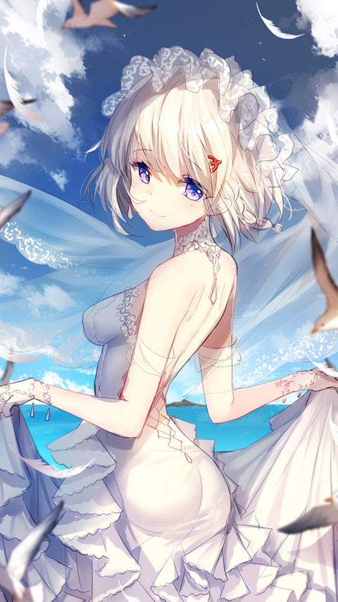 洁白纱裙 screenshot
