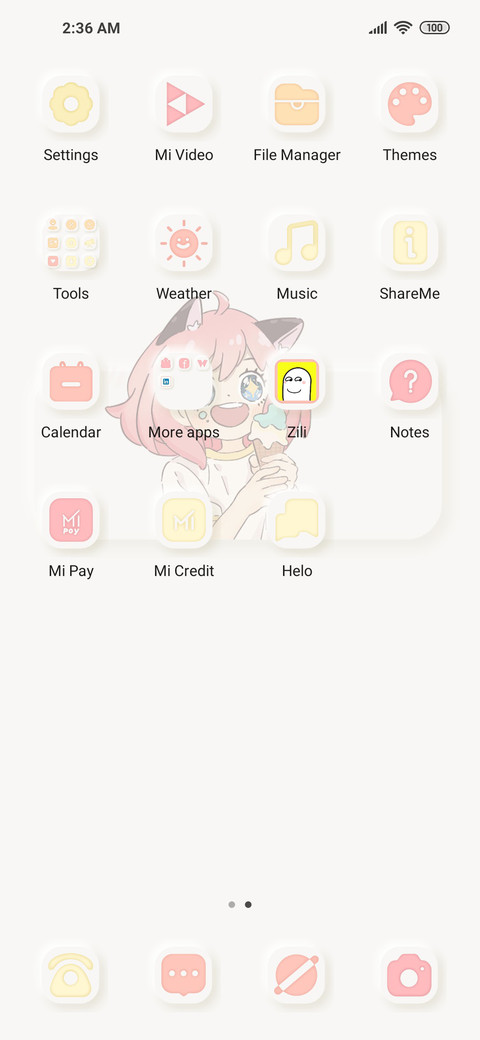 pink sweet girl screenshot