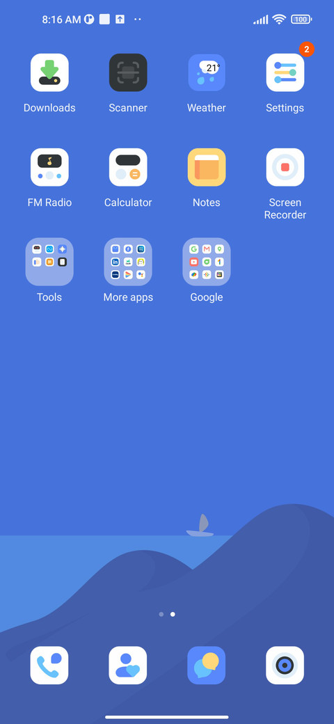 Flat sea cloud screenshot